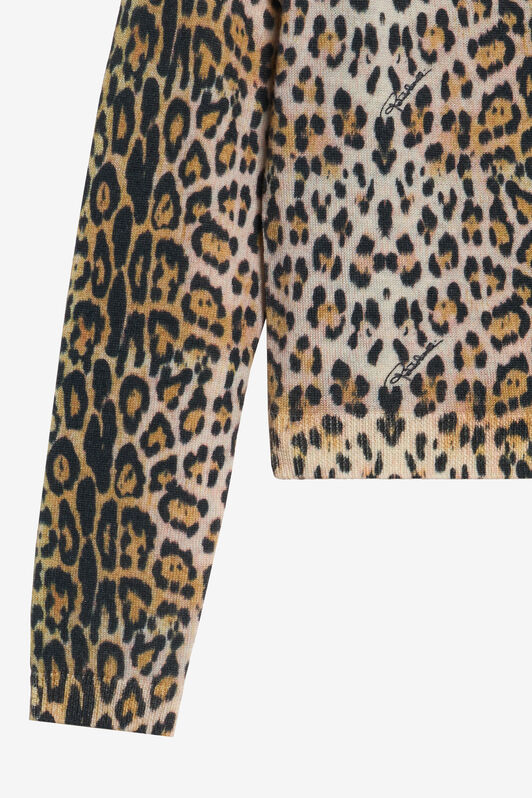 JU Strickjacke mit Leoparden-Print JAGUAR XJM90P-7HS60