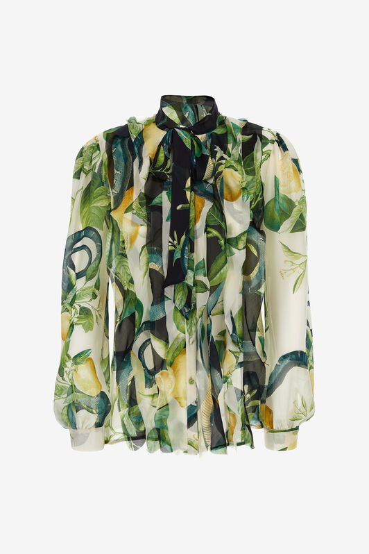 RC Lemon print shirt Ivory SKT706-CTI89