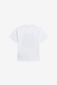JU T-shirt Bianca Con Monogram RC OPTICAL WHITE WJT61G-JD001