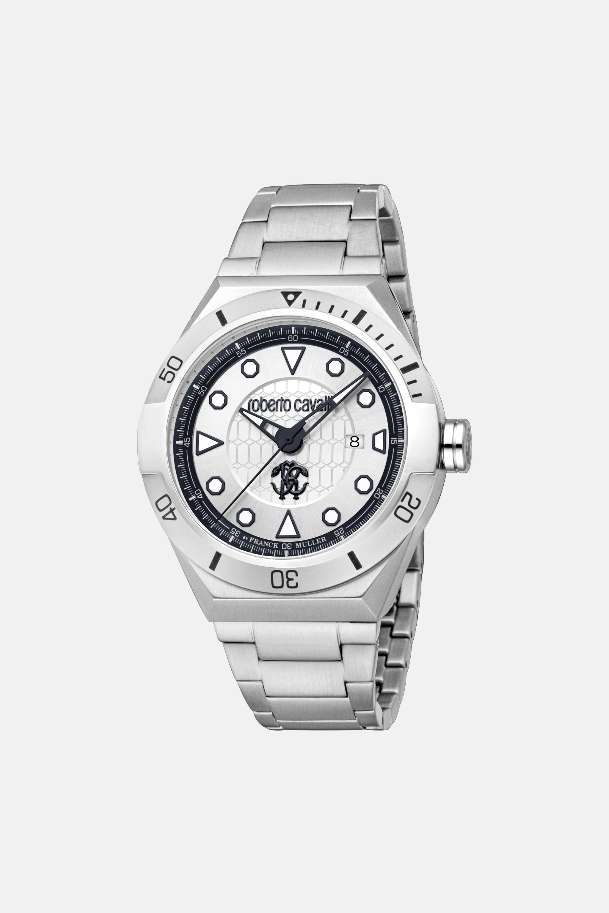 RC Roberto Cavalli by Franck Muller Men watch Silver TALG04-IG234