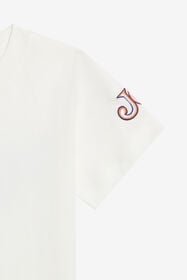JC White T-shirt with Persian Tarot Graphic IVORY PRISTINE WFT60N-JF005