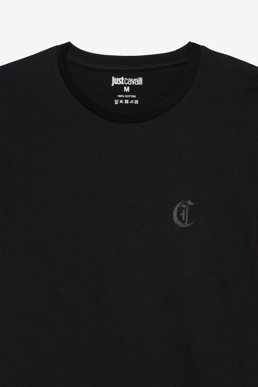 JC T-shirt with Logo Detail JC T-shirt with Logo Detail BLACK XFU003-XF363