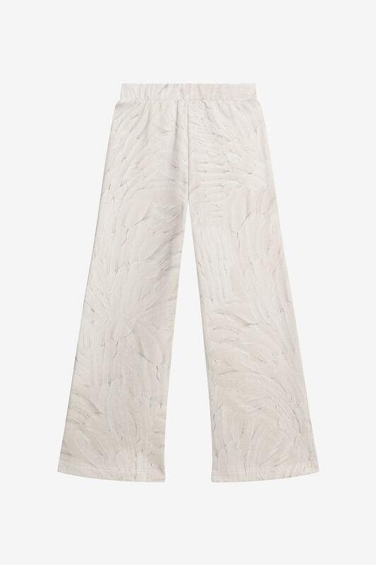 JU Pantalon Imprimé Allover Plumage JU Pantalon Imprimé Allover Plumage IVORY TJT22R-5ON15