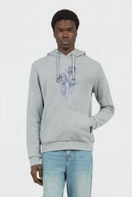 RC Sudadera Gris con Rosas Estampadas GREY SOT66C-CF008