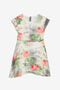 JU Robe À Imprimé Mini Zebra Et Roses JU Robe À Imprimé Mini Zebra Et Roses Vert clair UJT10B-6DO47