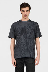 JC T-shirt con Motivo Wild Ones 833 LONTRA + 899 BLA UFT047-UF067