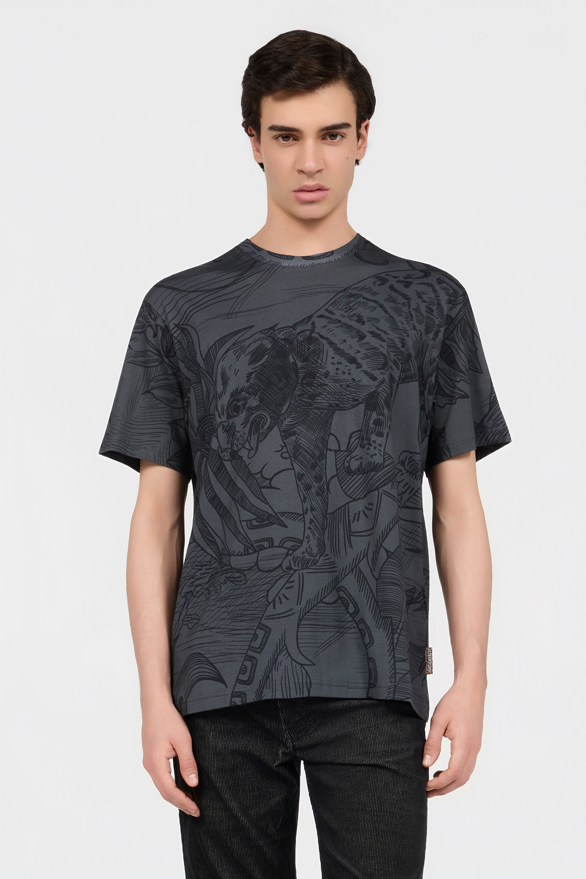 JC T-shirt con Motivo Wild Ones JC T-shirt con Motivo Wild Ones 833 LONTRA + 899 BLA UFT047-UF067