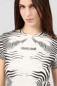 RC Zebra Print T-Shirt WHITE/BLACK ZEBRA SOT60N-JV001