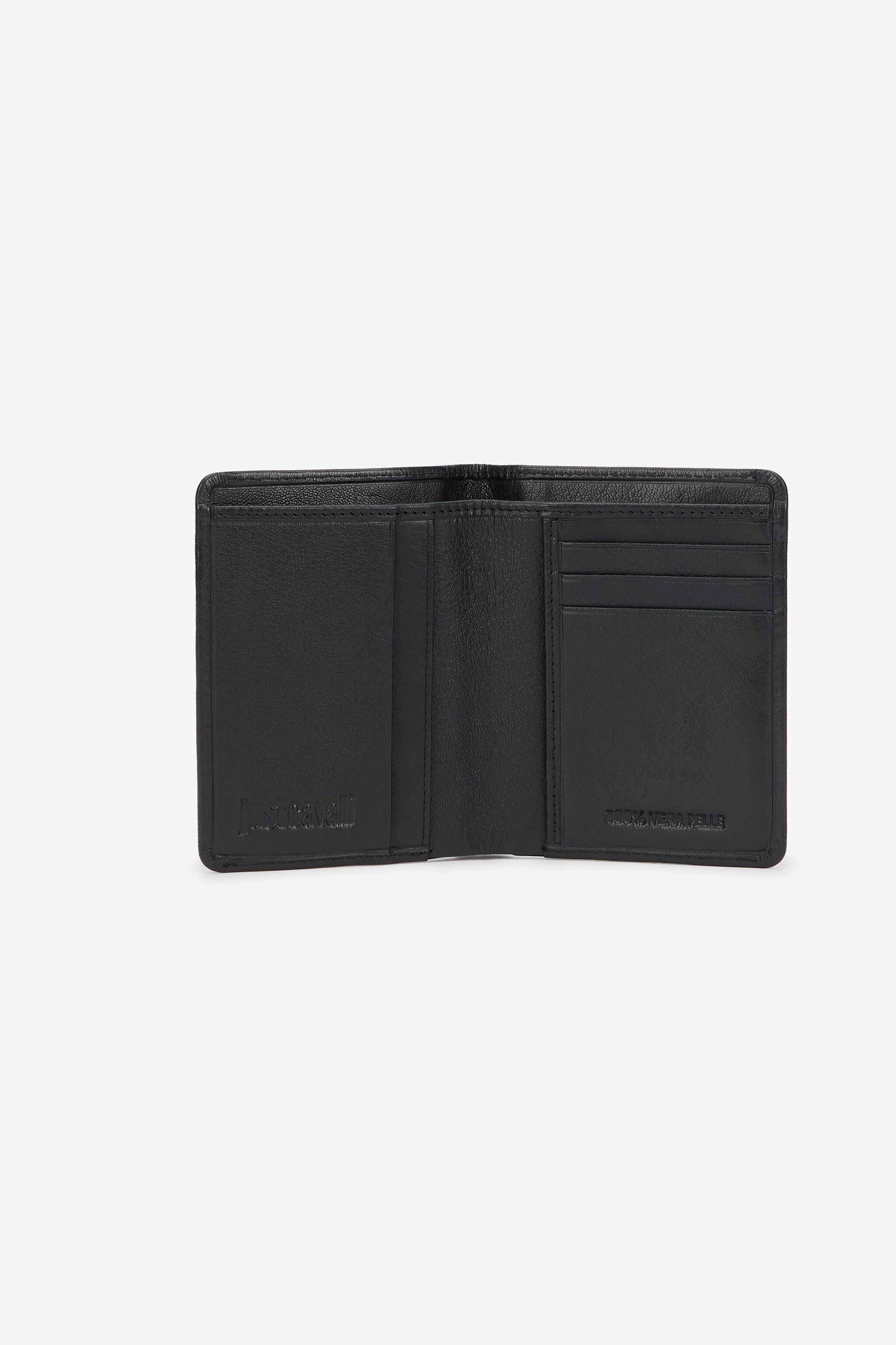 JC Black Wallet With Metal Logo JC Black Wallet With Metal Logo BLACK VFP013-VF569
