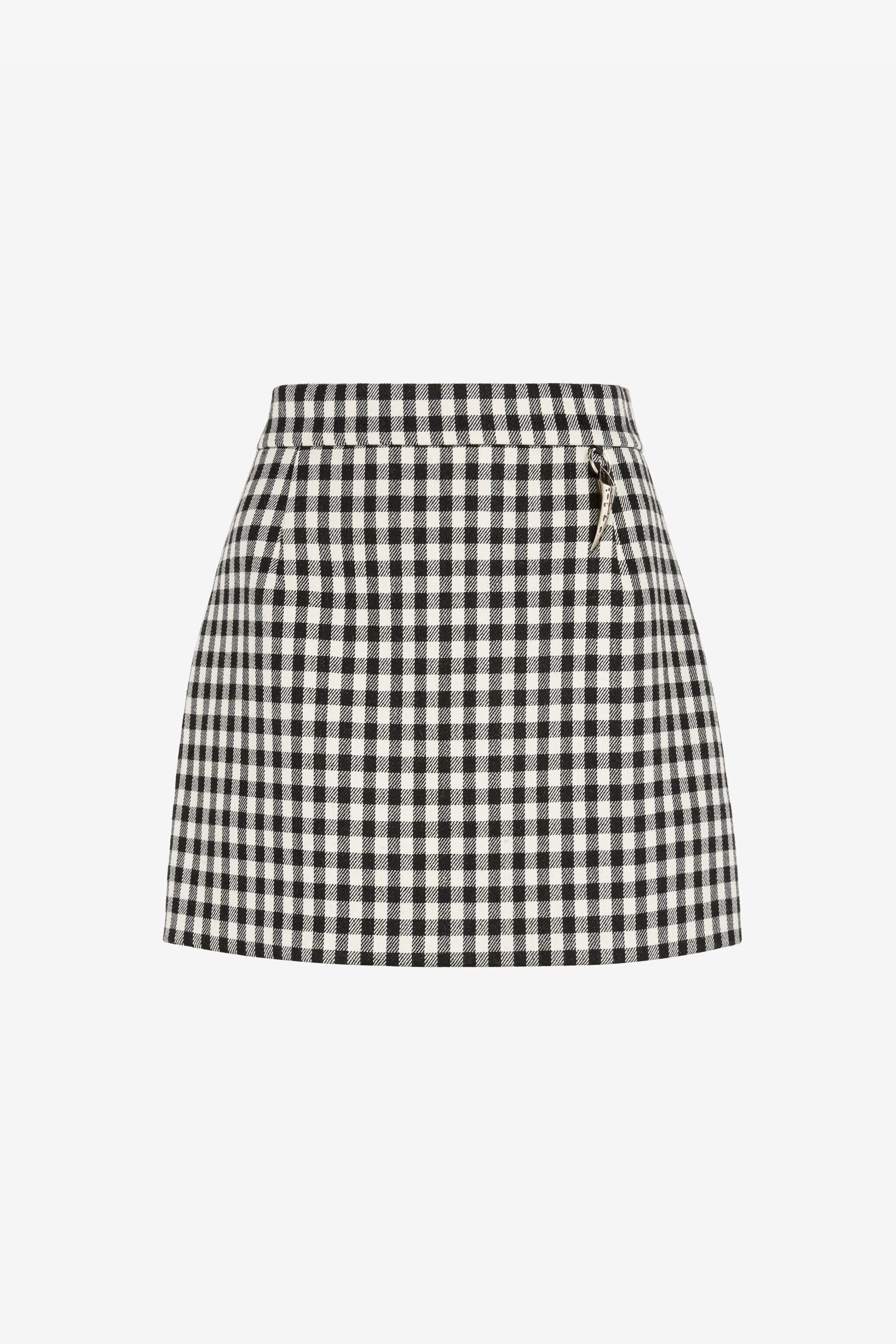 RC Gingham Mini Skirt RC Gingham Mini Skirt Black/White RKT308-GA007