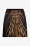 RC Knit skirt with Ray of Gold print RC Knit skirt with Ray of Gold print Gold RWM301-MI150