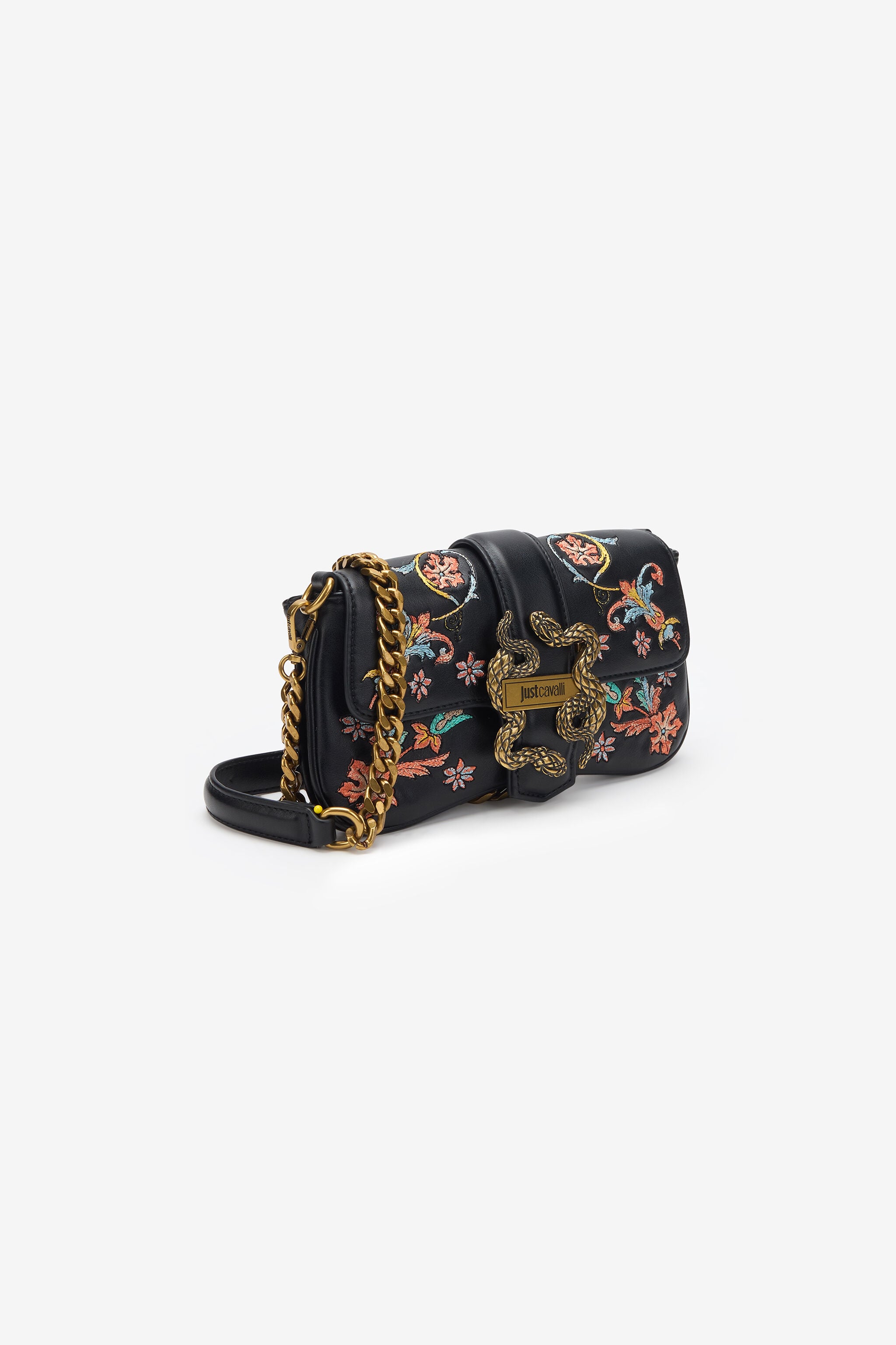 JC Crossbody Bag with Persian Tarot Embroidery JC Crossbody Bag with Persian Tarot Embroidery BLACK WFB034-WF364
