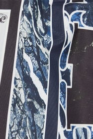 RC Swim Shorts With Fang And Marble Print Dark blue URH00A-5RN65