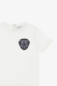JU Bedrucktes T-Shirt Weiß TJT631-JD001