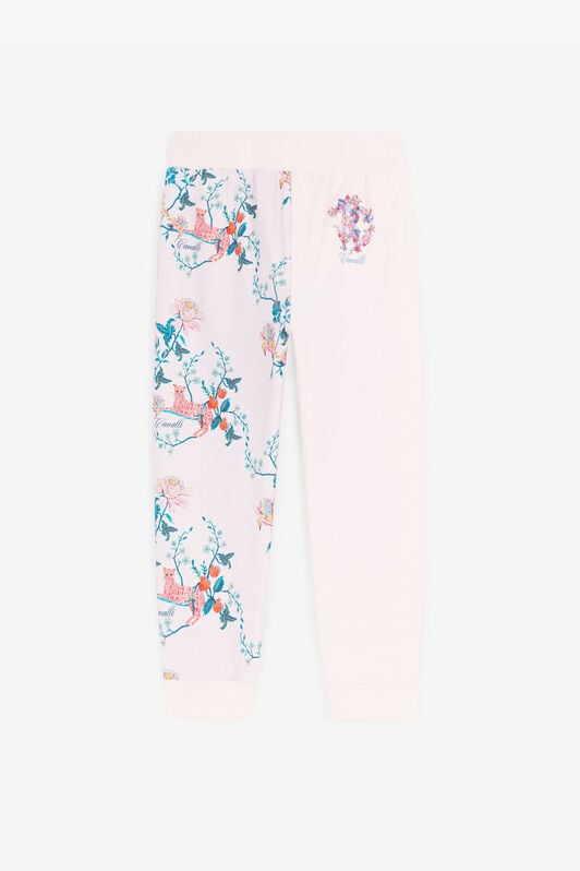 JU Floral-Print Cotton Sweatpants JU Floral-Print Cotton Sweatpants Pink RJT241-CF050
