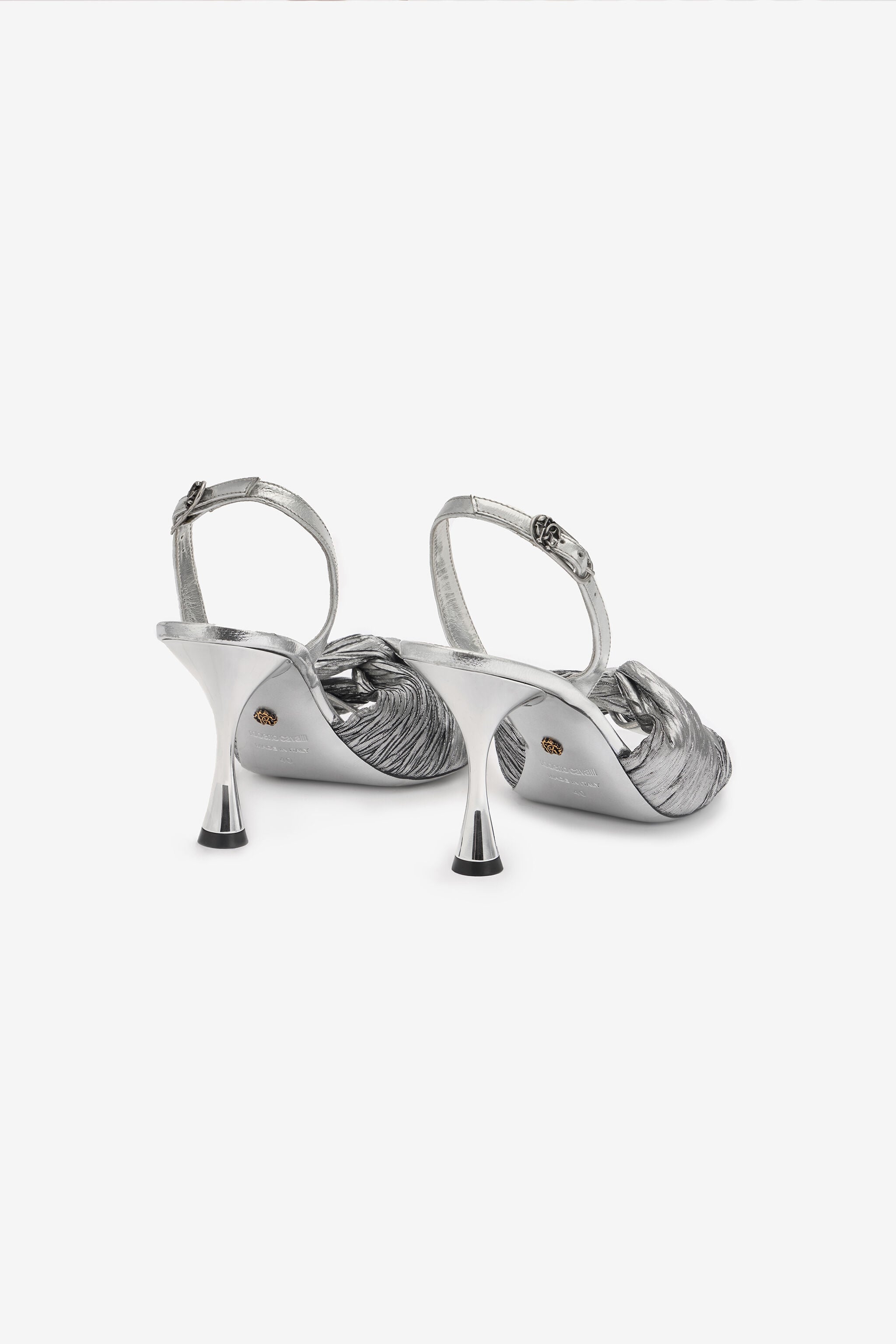 RC Metallic Leather Sandals RC Metallic Leather Sandals Silver UKS006-PZF01
