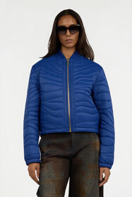 JC Blaue Gesteppte Bomberjacke MAZARINE BLUE VFT313-VF463