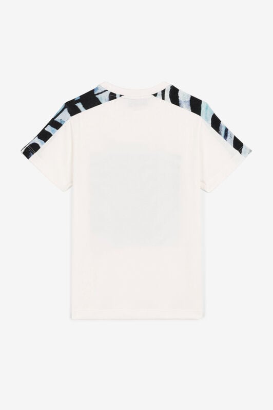 JU T-Shirt mit Logo-Print JU T-Shirt mit Logo-Print BIANCO 110601 OJT660-ISA2J