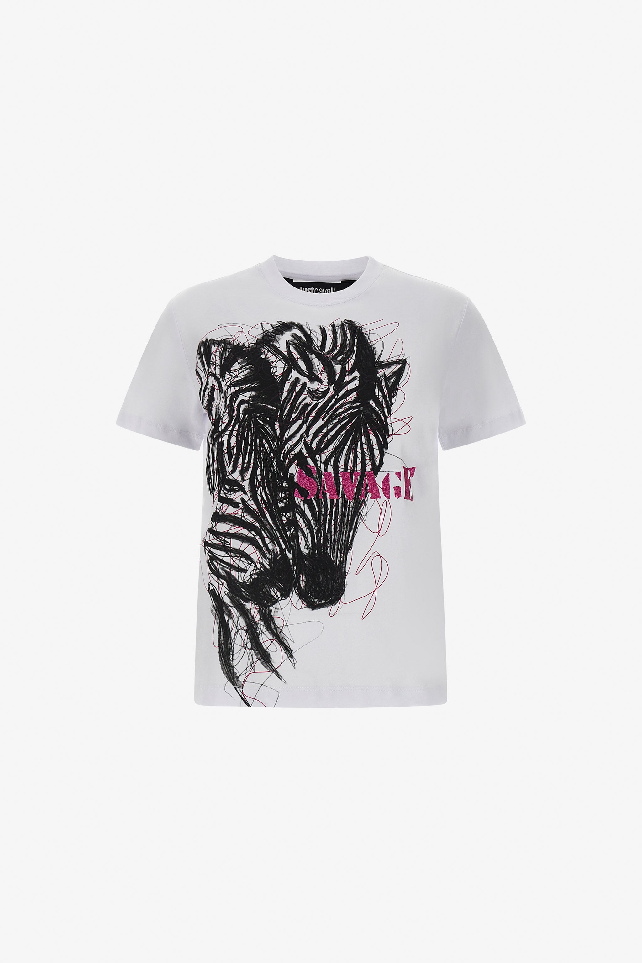 JC Just Cavalli T-shirt JC Just Cavalli T-shirt Blanco SFT073-SF918