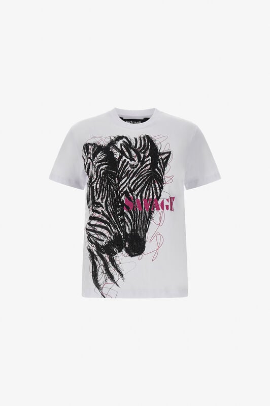 JC Just Cavalli T-shirt JC Just Cavalli T-shirt Blanco SFT073-SF918