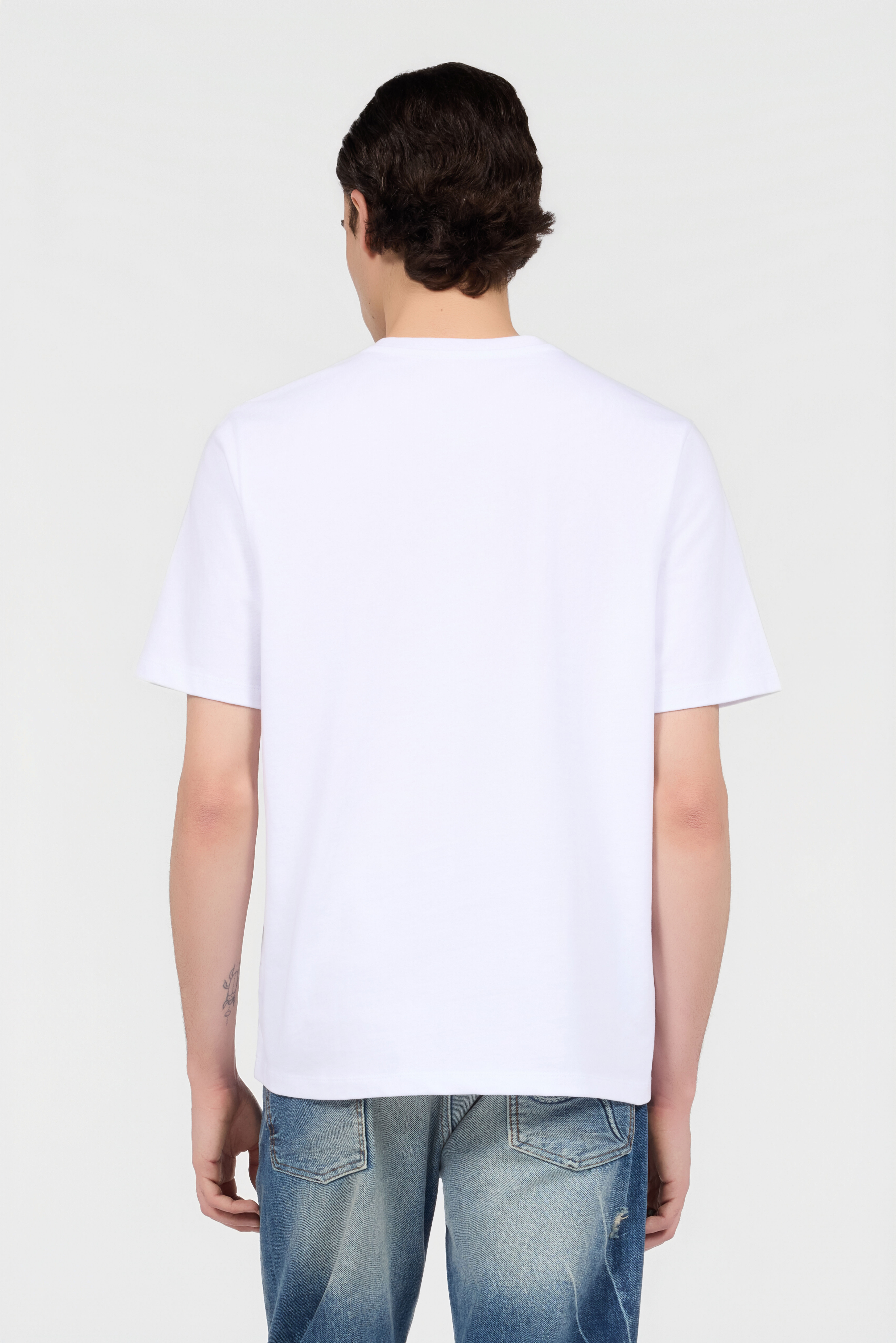 RC White T-Shirt With Printed Snake RC White T-Shirt With Printed Snake WHITE XNT61B-JD060