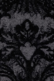 RC Sweater With Plush Brocade Pattern Black VNM605-MQ038