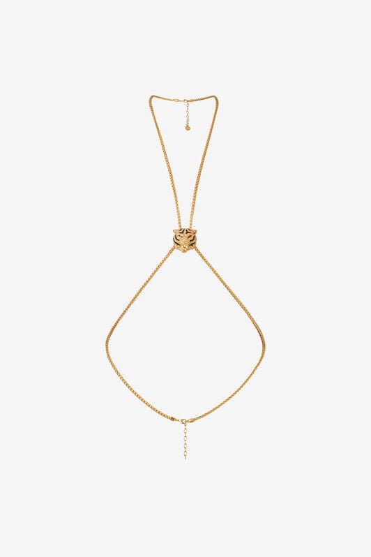 RC Necklace With Tiger Head RC Necklace With Tiger Head Gold UKG019-AM061