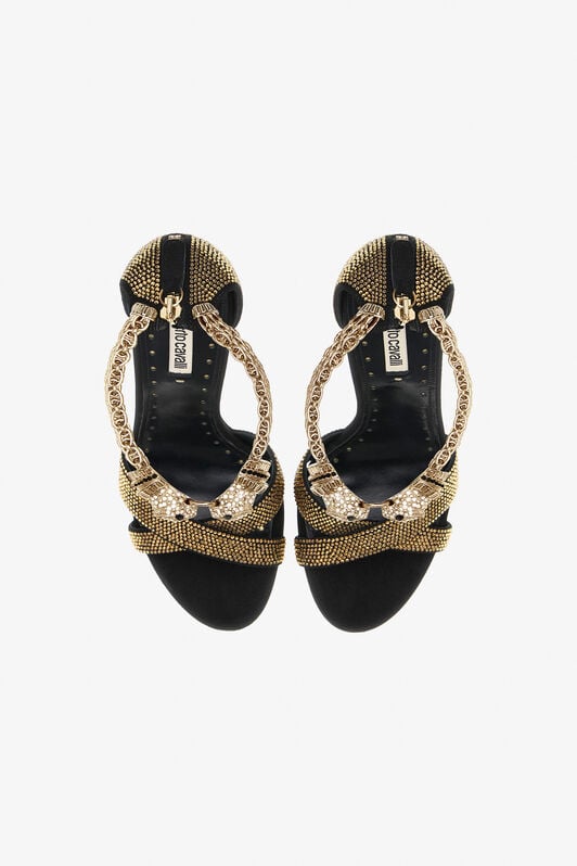 RC Panther-head high-heel sandals RC Panther-head high-heel sandals NERO/LIGHT COLORADO OQS032-PCS01