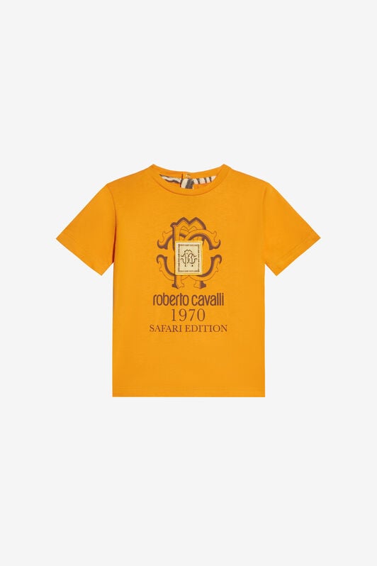 JU T-Shirt Safari-Edition Monogram JU T-Shirt Safari-Edition Monogram Orange UJT609-JD001