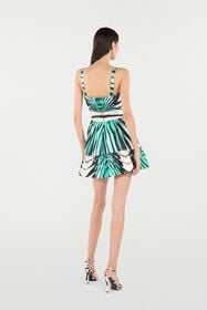 RC Ray of Sea Print Dress Mini Light blue VKT106-RLM33