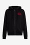 JC Sweat à capuche avec logo brodé BLACK VFT098-VF142