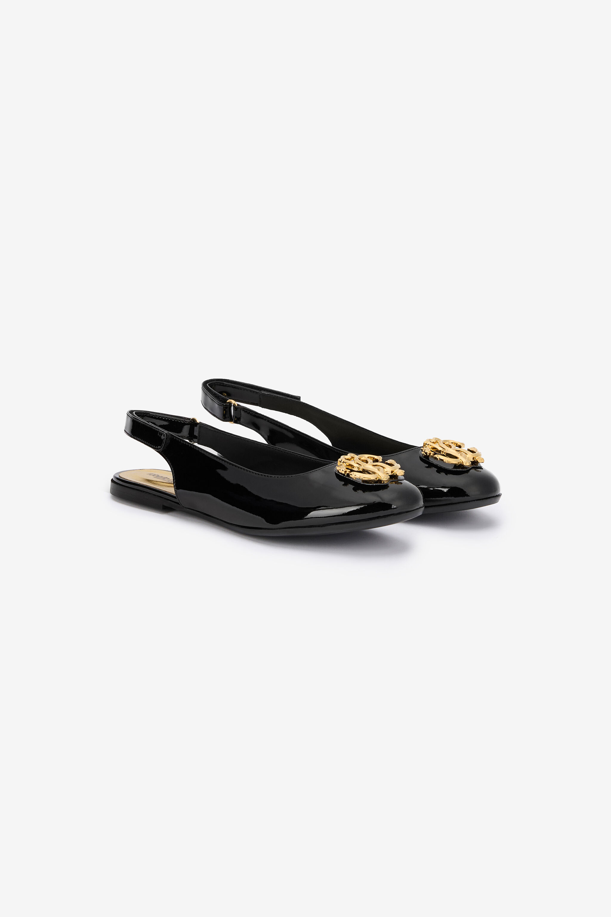 RC Slingbacks Negros con Monograma RC RC Slingbacks Negros con Monograma RC BLACK QOS01C-PZO19