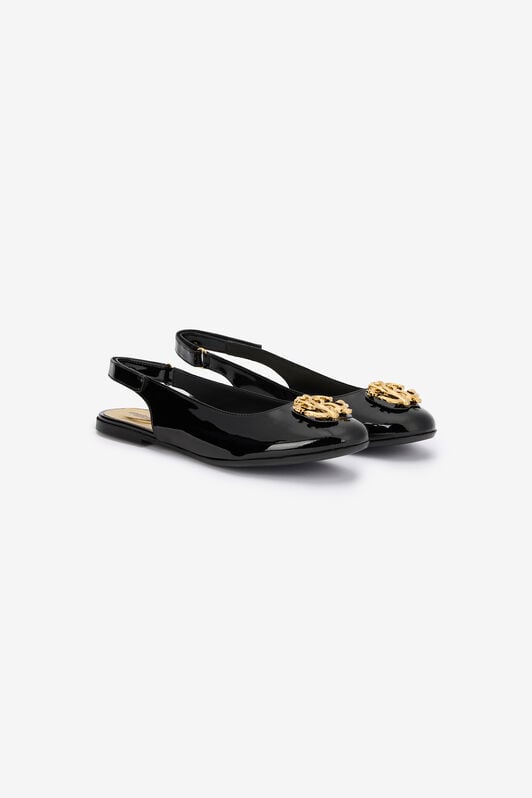RC Slingbacks Negros con Monograma RC RC Slingbacks Negros con Monograma RC BLACK QOS01C-PZO19