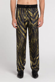 RC Freedom-Print Silk Track Pants GREEN/BLACK RRT25M-2N410