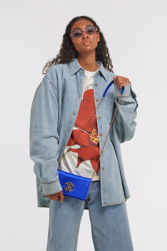 RC Shoulder Bag with Monogram RC Shoulder Bag with Monogram Blue TKB015-FL113