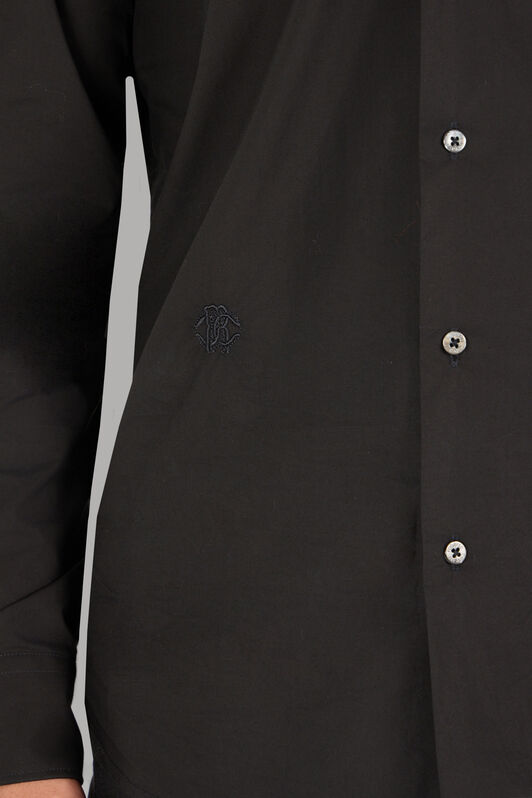 RC Camisa Con Monograma RC Negro SRT700-CH026