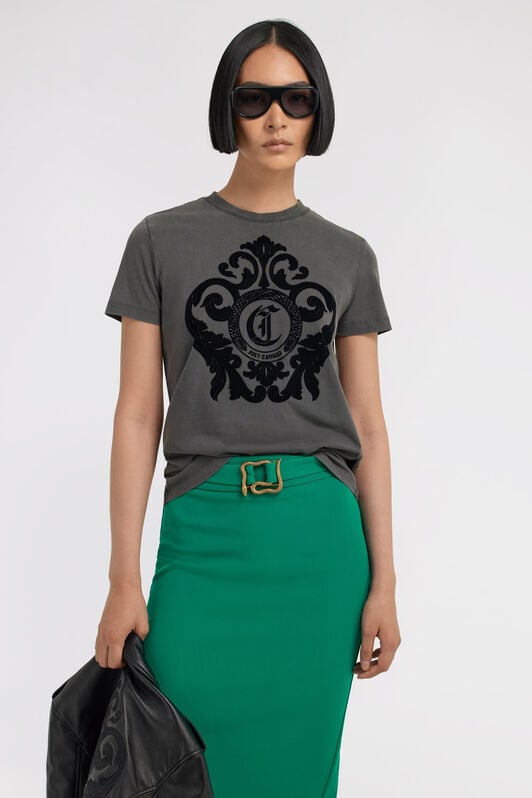 JC Just Cavalli T-shirt JC Just Cavalli T-shirt Dunkelgrau TFT099-TF155