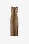 RC Kleid mit Jaguar-Print RC Kleid mit Jaguar-Print Hellbraun QKT119-7OF53