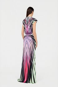 RC Ray Of Paradise Print Maxi Dress MULTICOLOR XKT194-NUM33