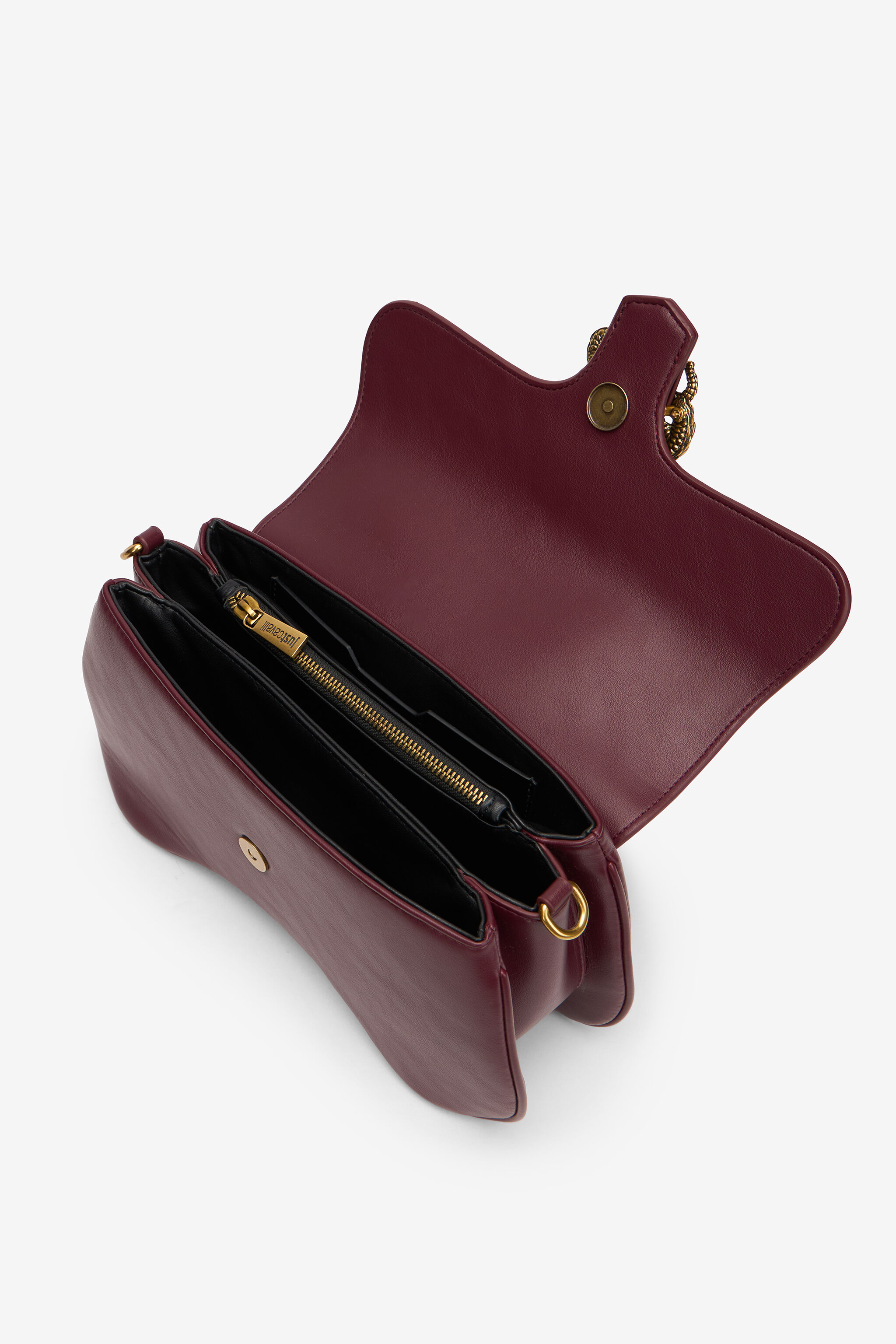 JC Sac porté épaule avec détail serpent JC Sac porté épaule avec détail serpent CORDOVAN XFB005-XF441