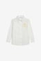 JU Logo Embroidered Shirt JU Logo Embroidered Shirt OPTICAL WHITE WJT70M-LG018