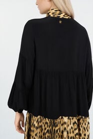 RC Leopard Print Dress Mini BLACK/JAGUAR QOT10C-VI001