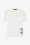JC T-Shirt With Mirrored Jaguar And JC Monogram JC T-Shirt With Mirrored Jaguar And JC Monogram White UFT040-UF060