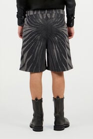 RC Ray Of Gold Print Bermuda Shorts GREY BLACK VRJ261-VTS01