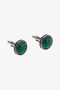 RC Cufflinks with stone RC Cufflinks with stone Grün TRG012-AM021