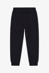 JU Pantaloni in Cotone con Stampa Logo Nero TJT20O-CF050