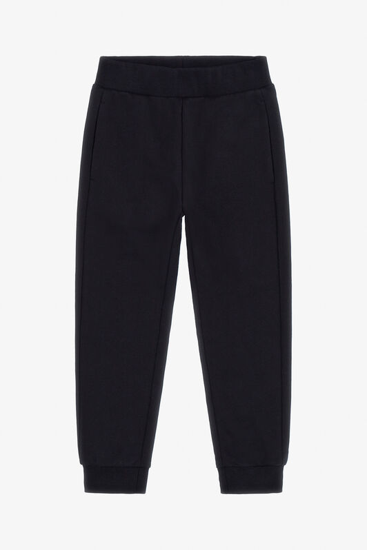 JU Pantaloni in Cotone con Stampa Logo Nero TJT20O-CF050