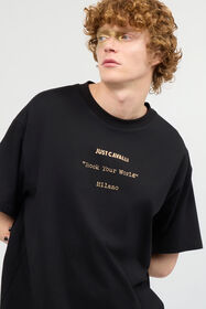 JC T-Shirt Mit Personalisiertem Print Schwarz UFT036-UF056