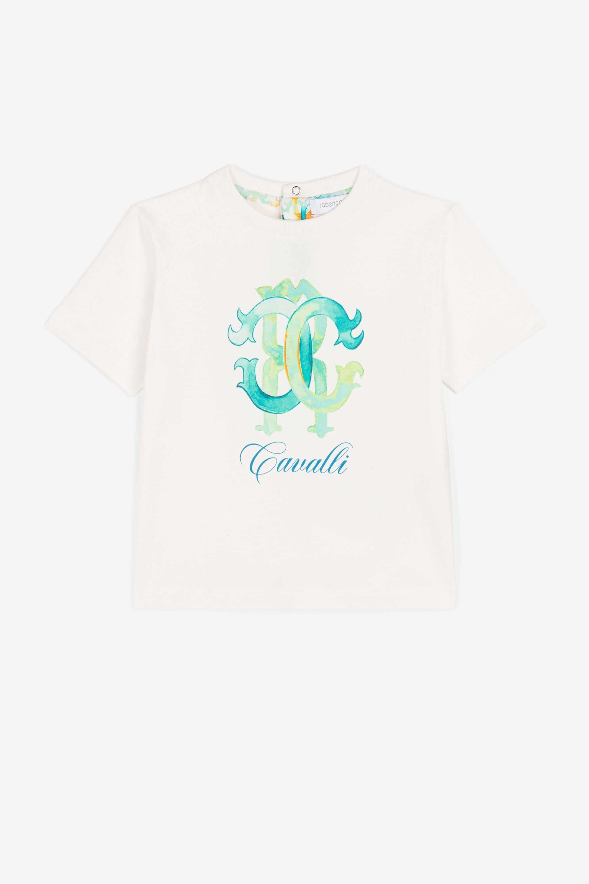 JU Logo-print cotton T-shirt JU Logo-print cotton T-shirt White QJT660-JV025