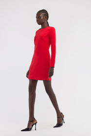 RC Rotes Langärmeliges Minikleid Rot NOT10B-KU012